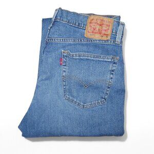 Levis 550 Relaxed Fit Tapered Leg Denim Jeans Men's Size 34x30 Stonewashed Blue